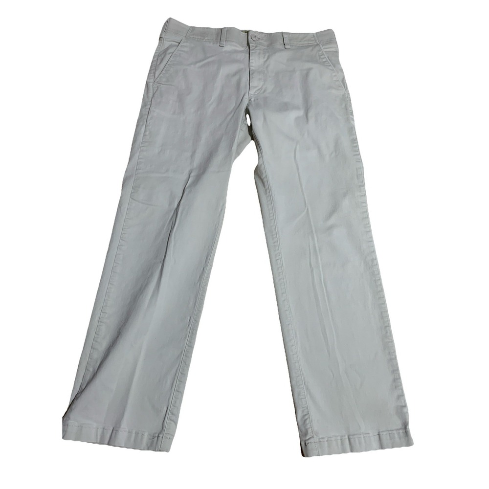 Lee Pants Mens Size 34x30 Extreme‎ Comfort Straigh Fit Beige Performance Series